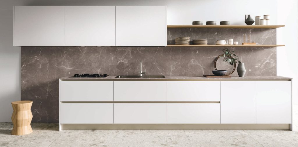Cuisine lineaire de chez Concreta